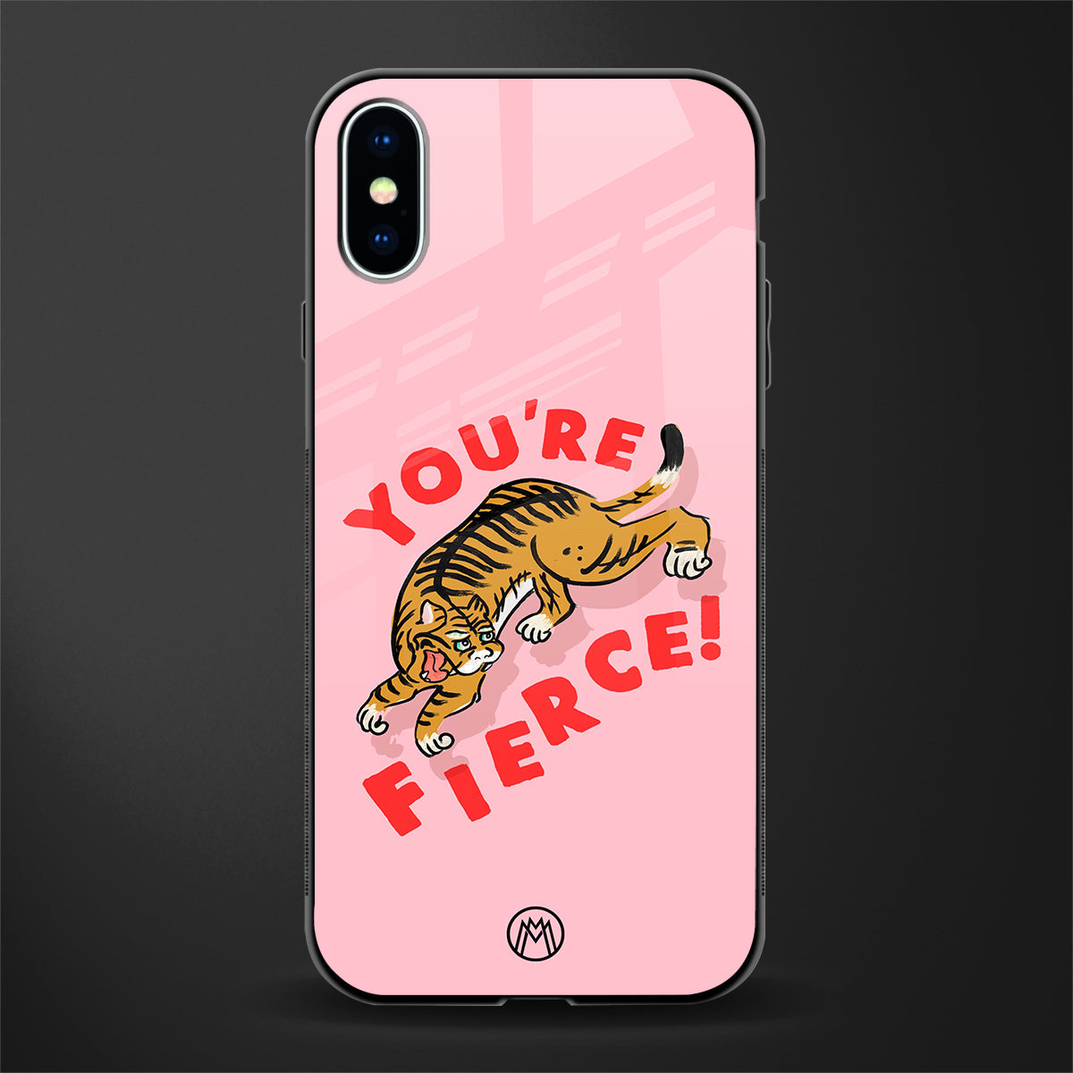 you're fierce glass case for iphone xs image