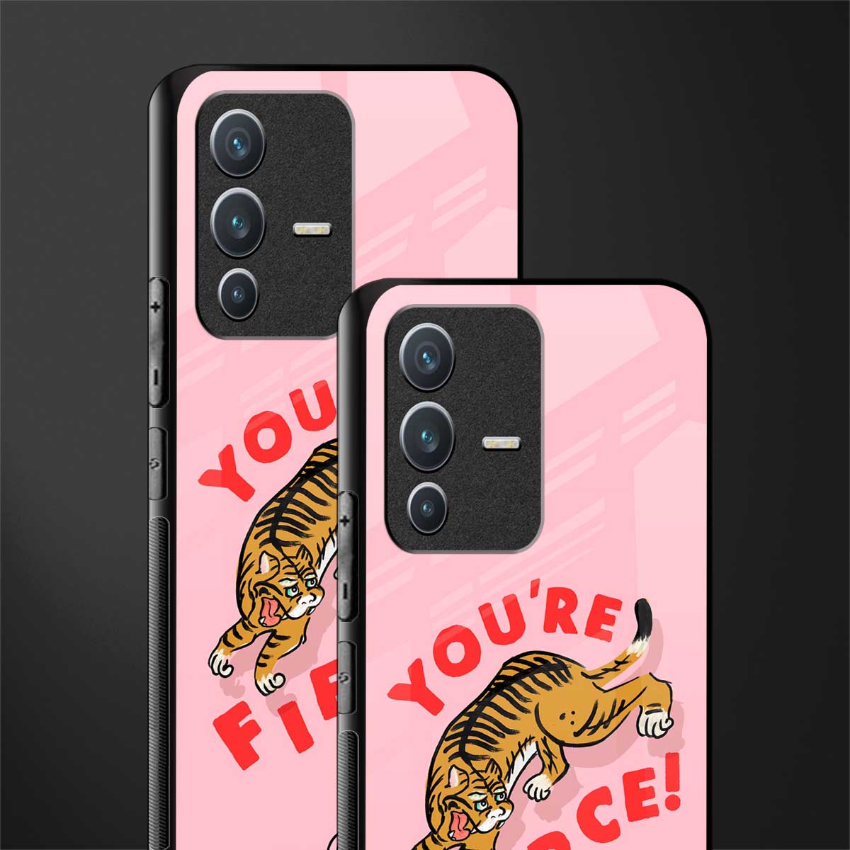 you're fierce glass case for vivo v23 5g image-2