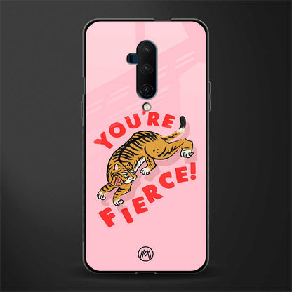 you're fierce glass case for oneplus 7t pro image