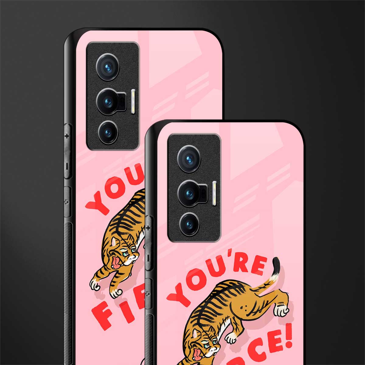 you're fierce glass case for vivo x70 image-2