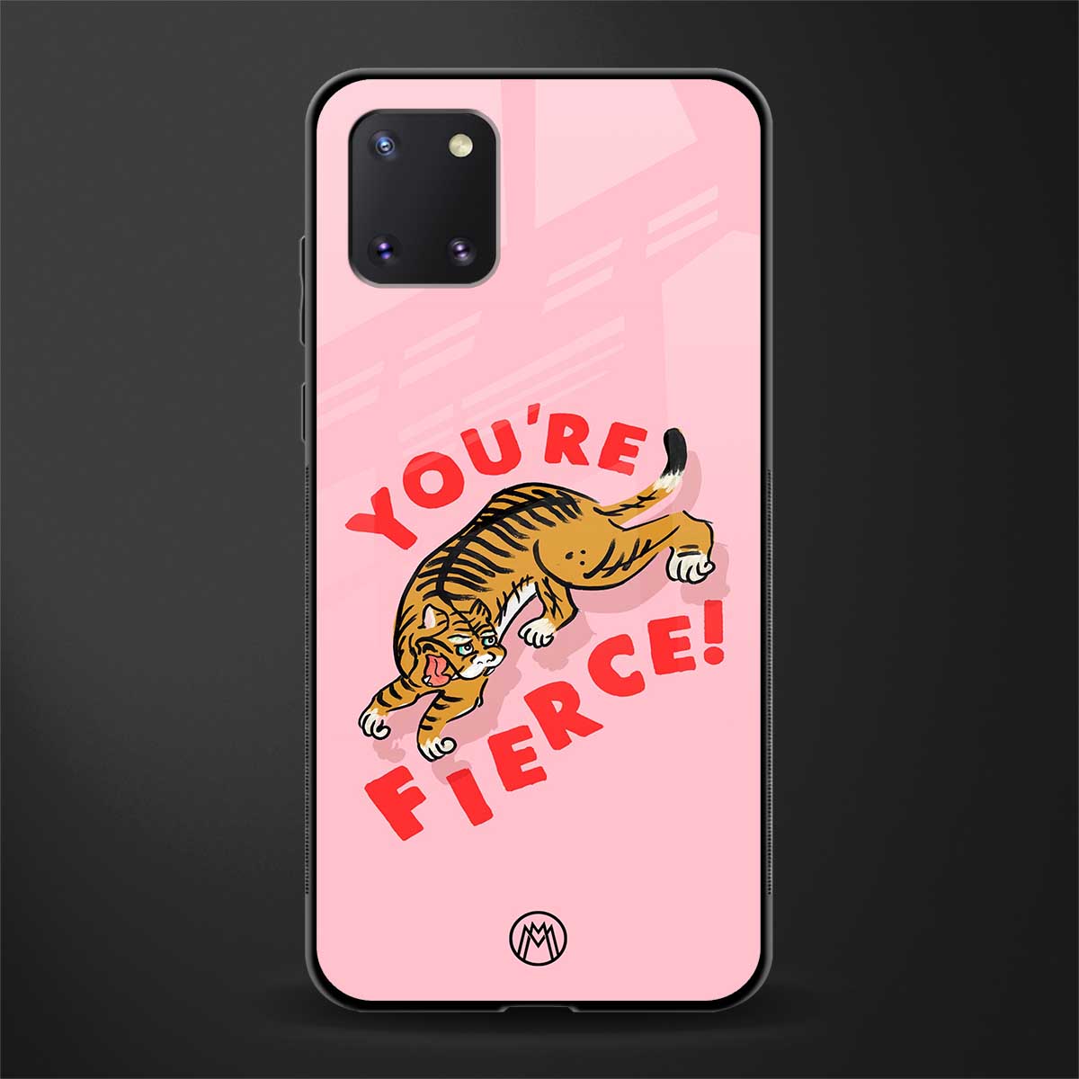 you're fierce glass case for samsung galaxy note 10 lite image