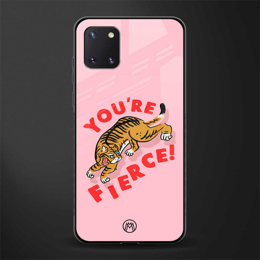 you're fierce glass case for samsung a81 image