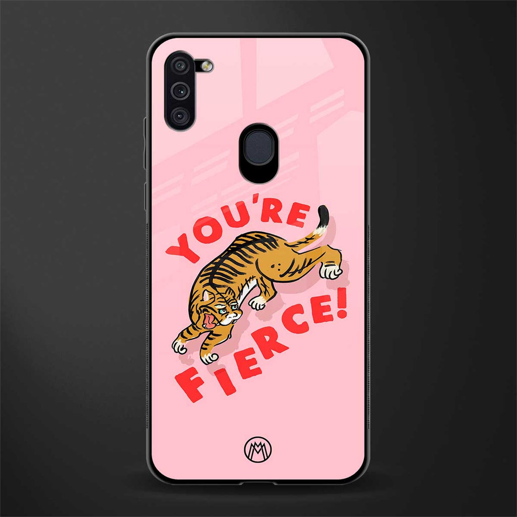 you're fierce glass case for samsung a11 image