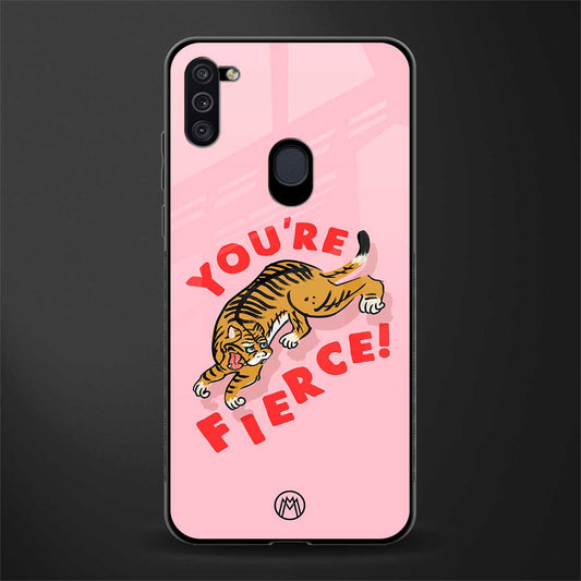 you're fierce glass case for samsung a11 image