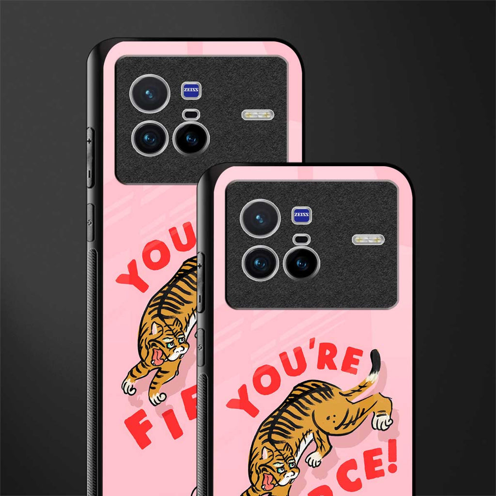 you're fierce glass case for vivo x80 image-2