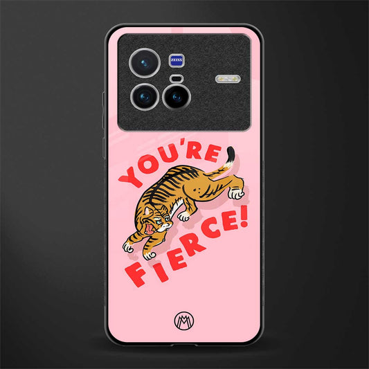 you're fierce glass case for vivo x80 image