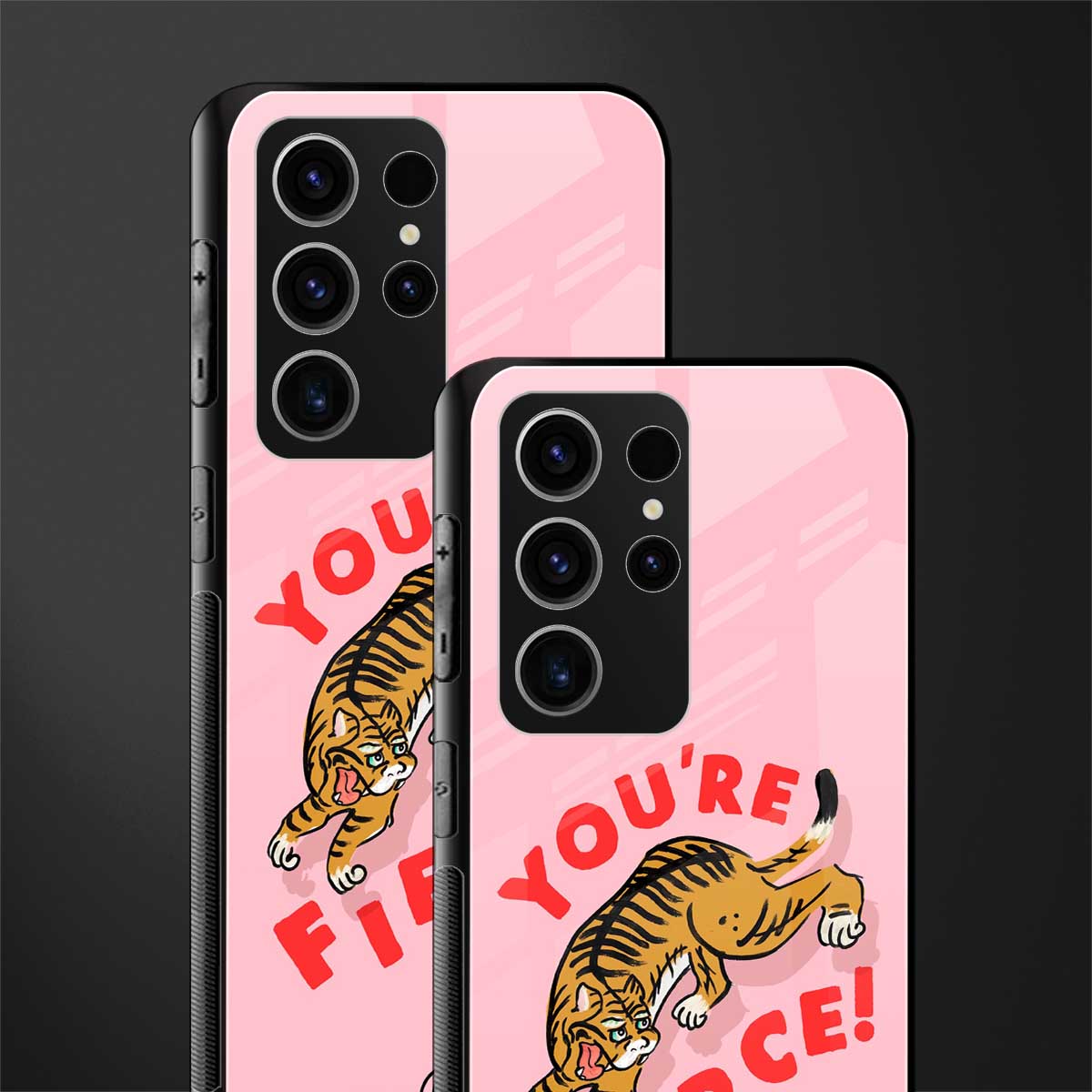 You're-Fierce-Glass-Case for phone case | glass case for samsung galaxy s23 ultra
