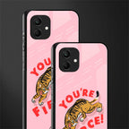 you're fierce back phone cover | glass case for samsung galaxy a04