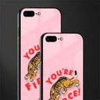 you're fierce glass case for iphone 7 plus image-2