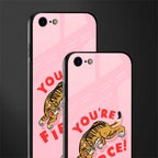 you're fierce glass case for iphone se 2020 image-2