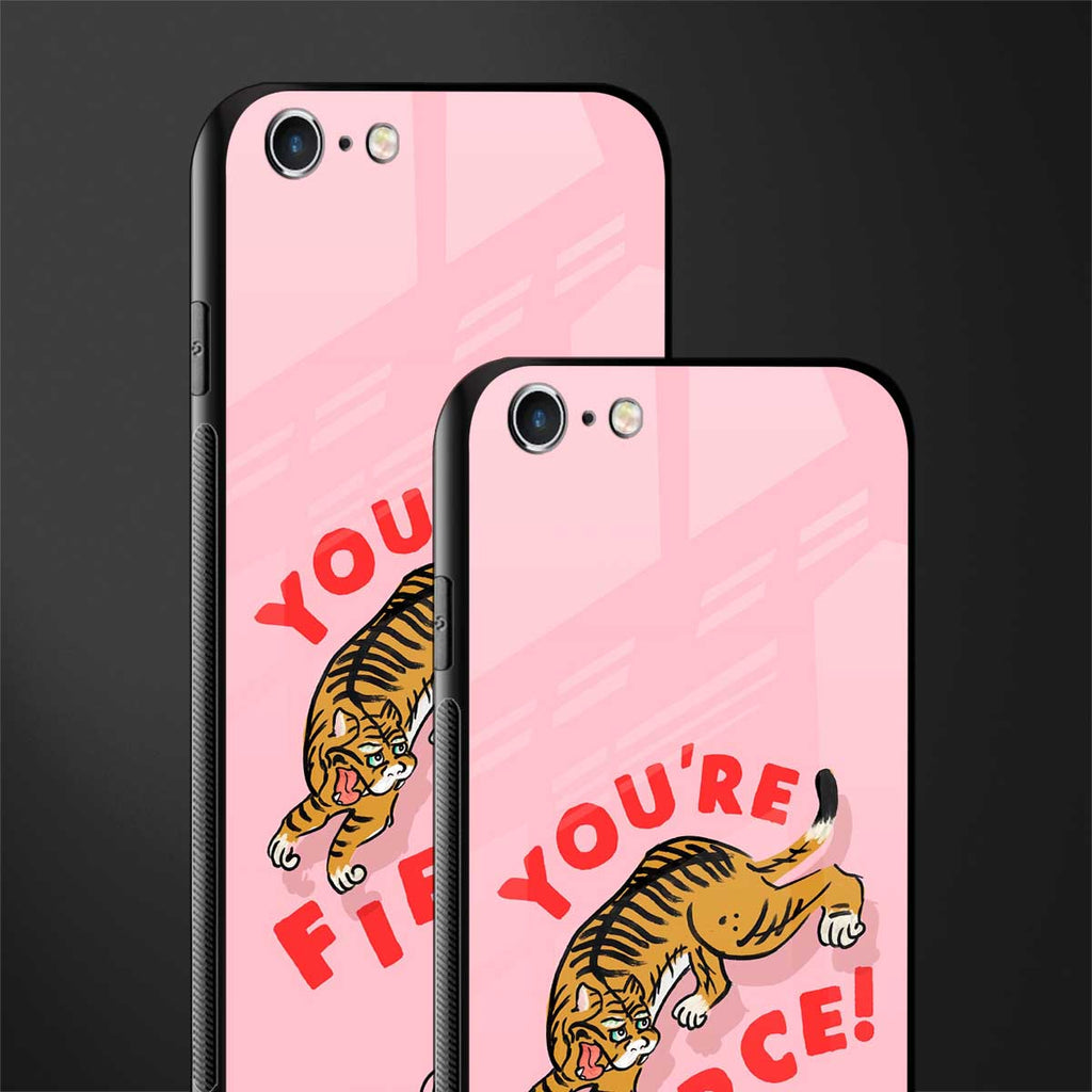you're fierce glass case for iphone 6 plus image-2