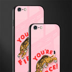 you're fierce glass case for iphone 6s image-2