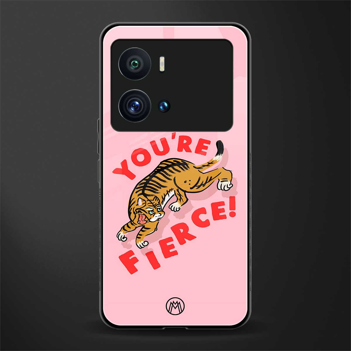 you're fierce back phone cover | glass case for iQOO 9 Pro