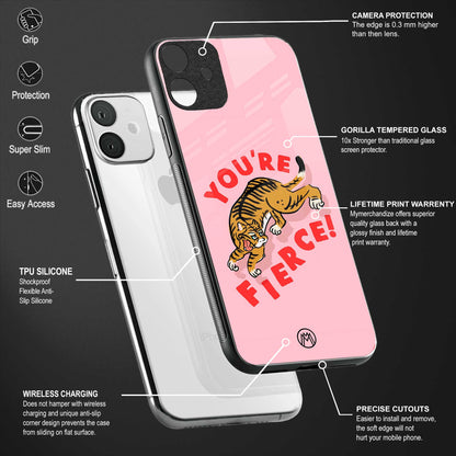 you're fierce glass case for oppo f15 image-4