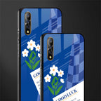you're my world blue edition glass case for vivo z1x image-2