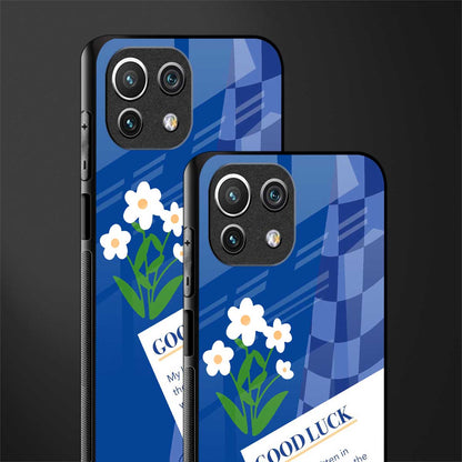 you're my world blue edition glass case for mi 11 lite image-2