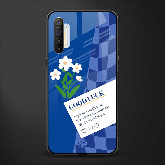 you're my world blue edition glass case for realme x2 image