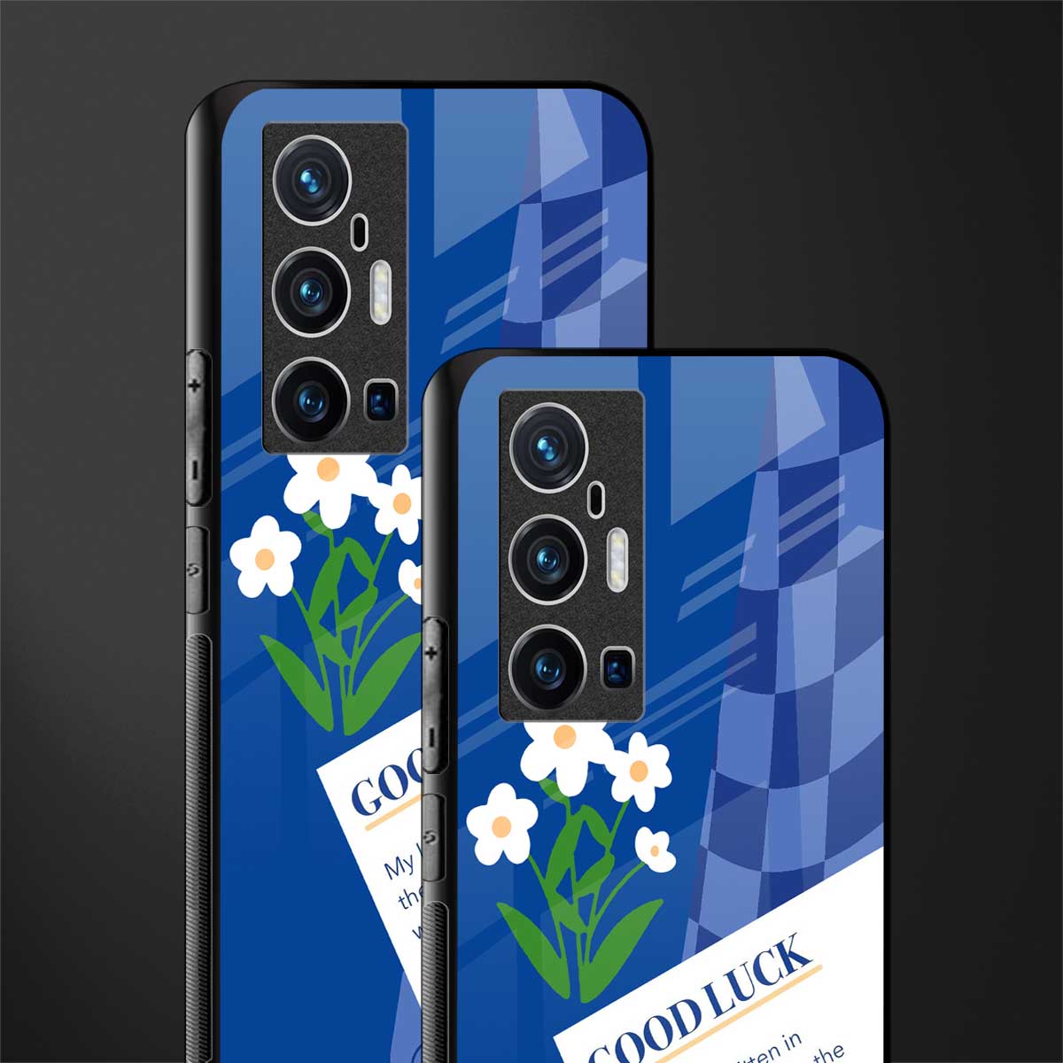 you're my world blue edition glass case for vivo x70 pro plus image-2
