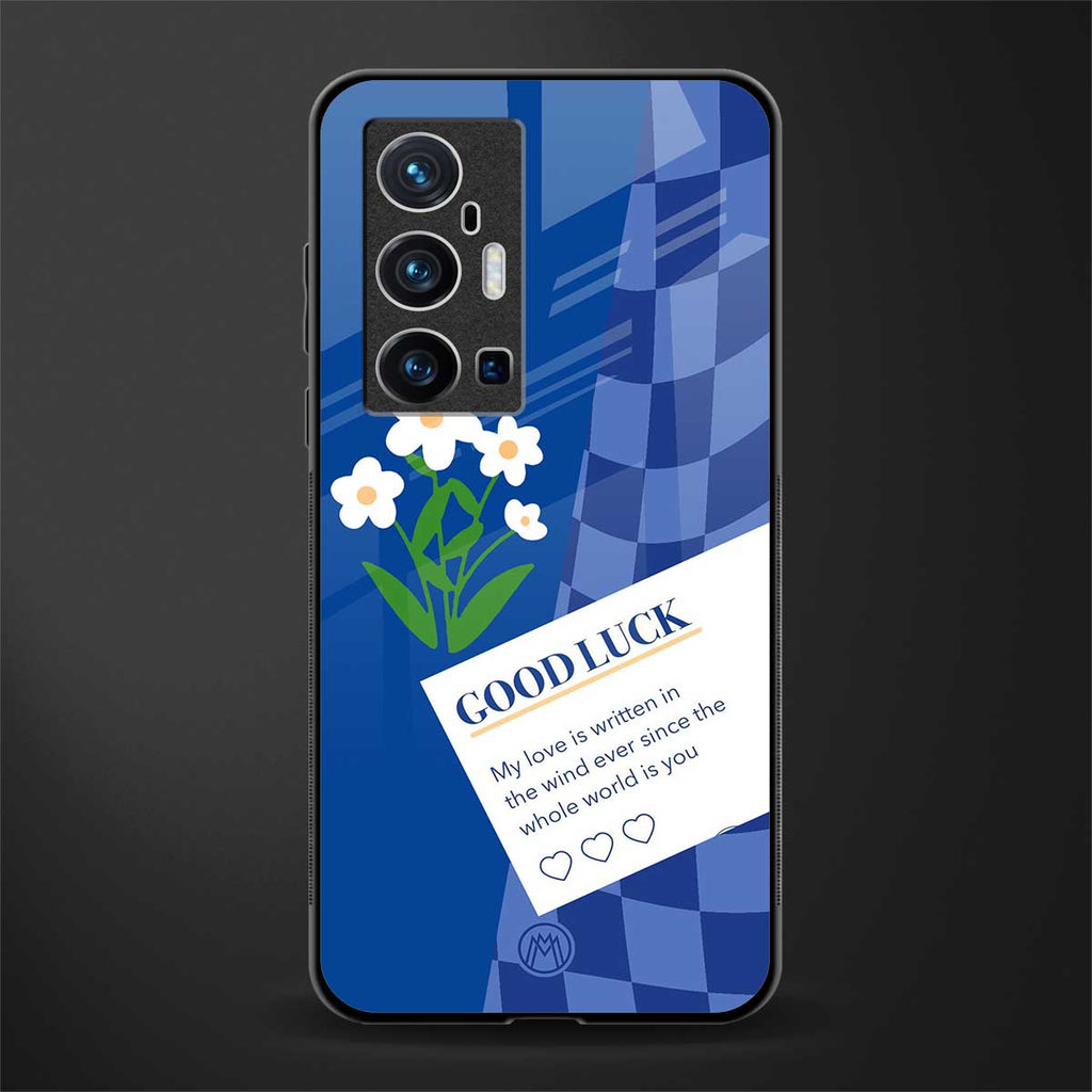 you're my world blue edition glass case for vivo x70 pro plus image