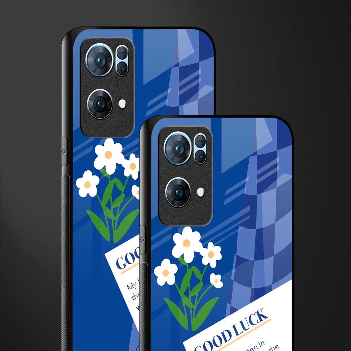 you're my world blue edition glass case for oppo reno7 pro 5g image-2