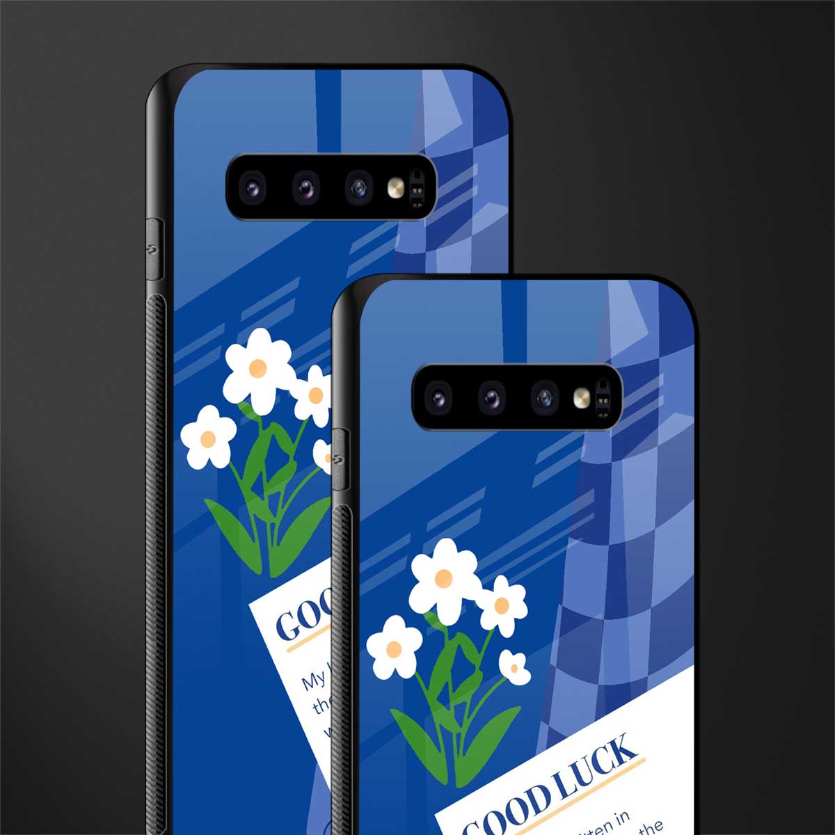 you're my world blue edition glass case for samsung galaxy s10 plus image-2