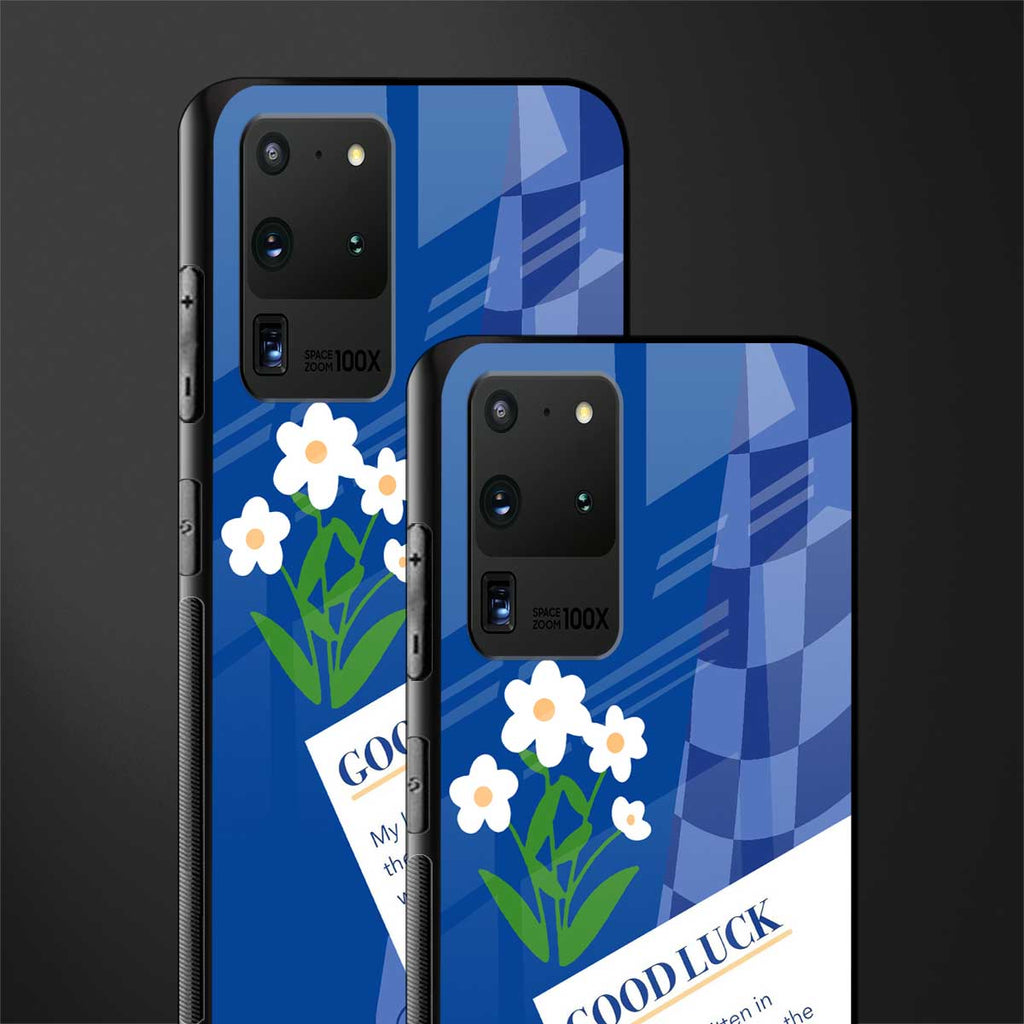 you're my world blue edition glass case for samsung galaxy s20 ultra image-2
