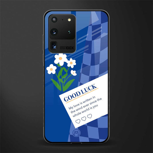 you're my world blue edition glass case for samsung galaxy s20 ultra image