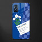 you're my world blue edition glass case for vivo v17 image