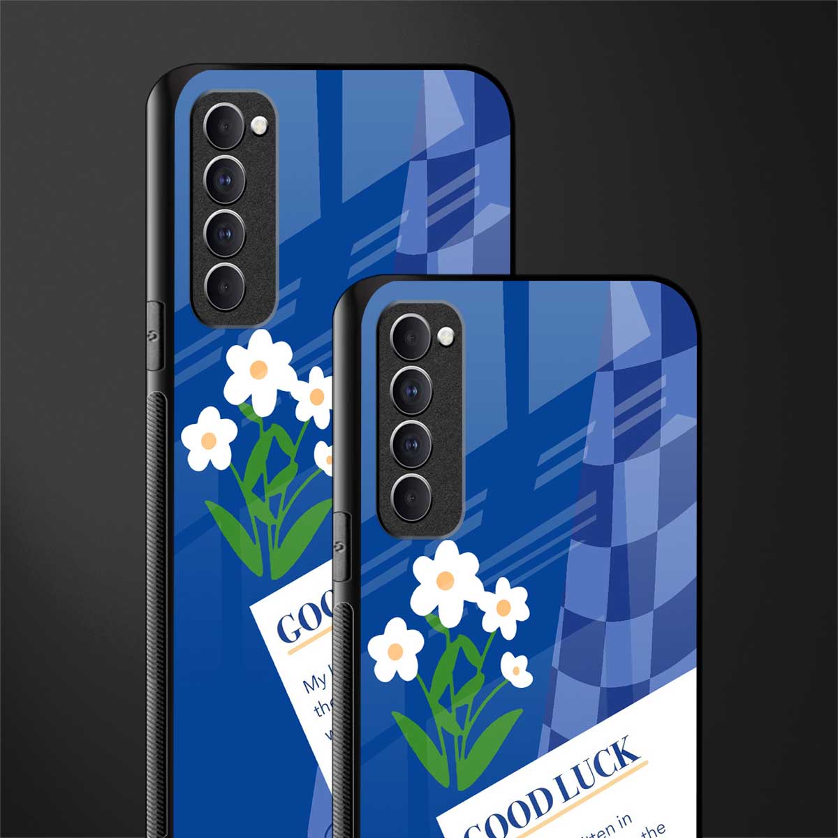 you're my world blue edition glass case for oppo reno 4 pro image-2