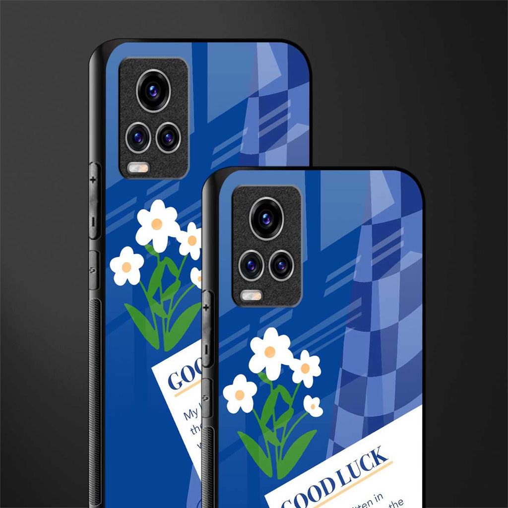 you're my world blue edition glass case for vivo v20 pro image-2