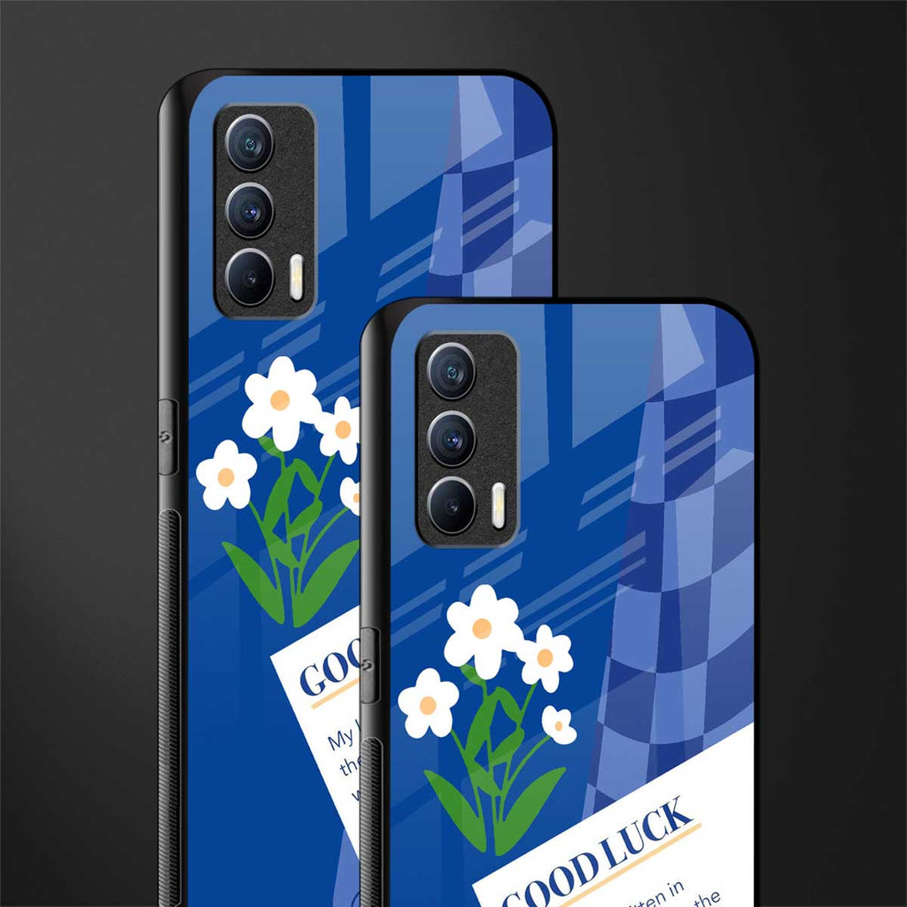 you're my world blue edition glass case for realme x7 image-2