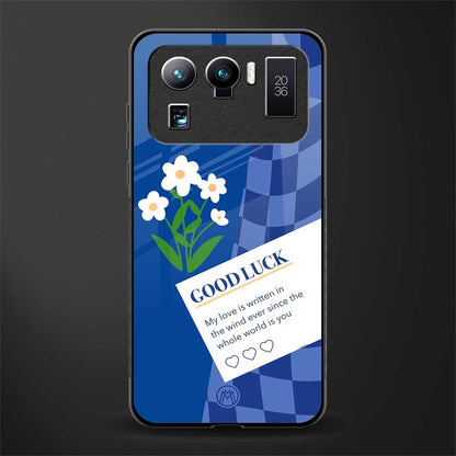 you're my world blue edition glass case for mi 11 ultra 5g image