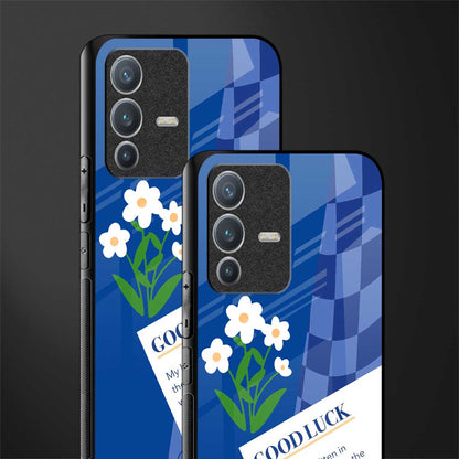 you're my world blue edition glass case for vivo v23 pro 5g image-2