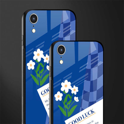 you're my world blue edition glass case for iphone xr image-2