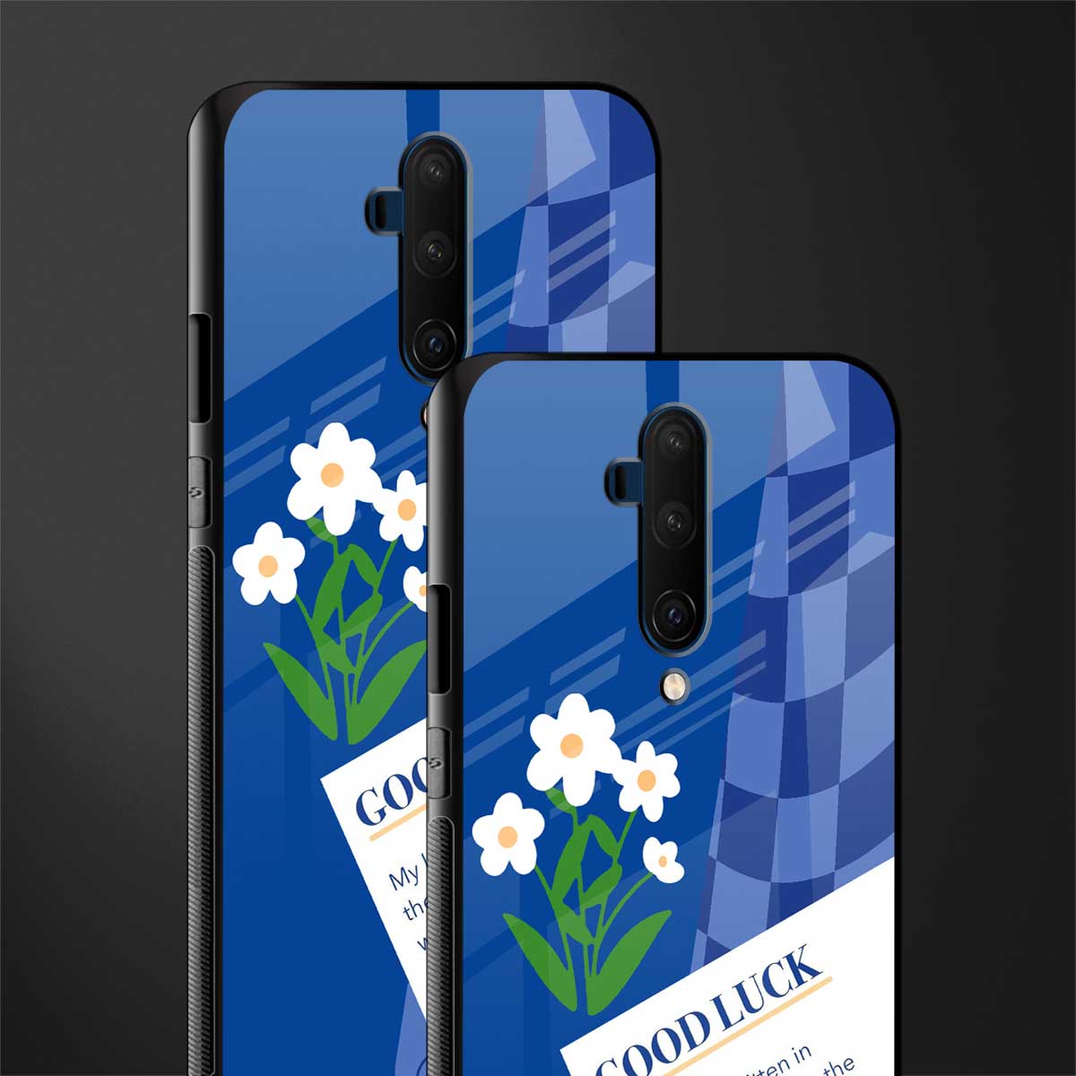 you're my world blue edition glass case for oneplus 7t pro image-2