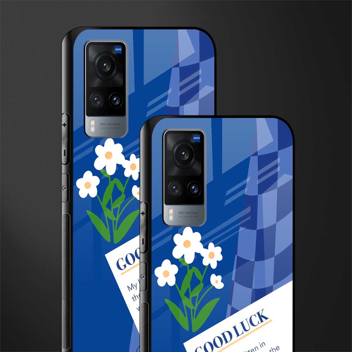 you're my world blue edition glass case for vivo x60 image-2