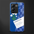 you're my world blue edition back phone cover | glass case for vivo v25 pro 5g