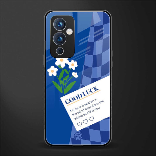 you're my world blue edition back phone cover | glass case for oneplus 9
