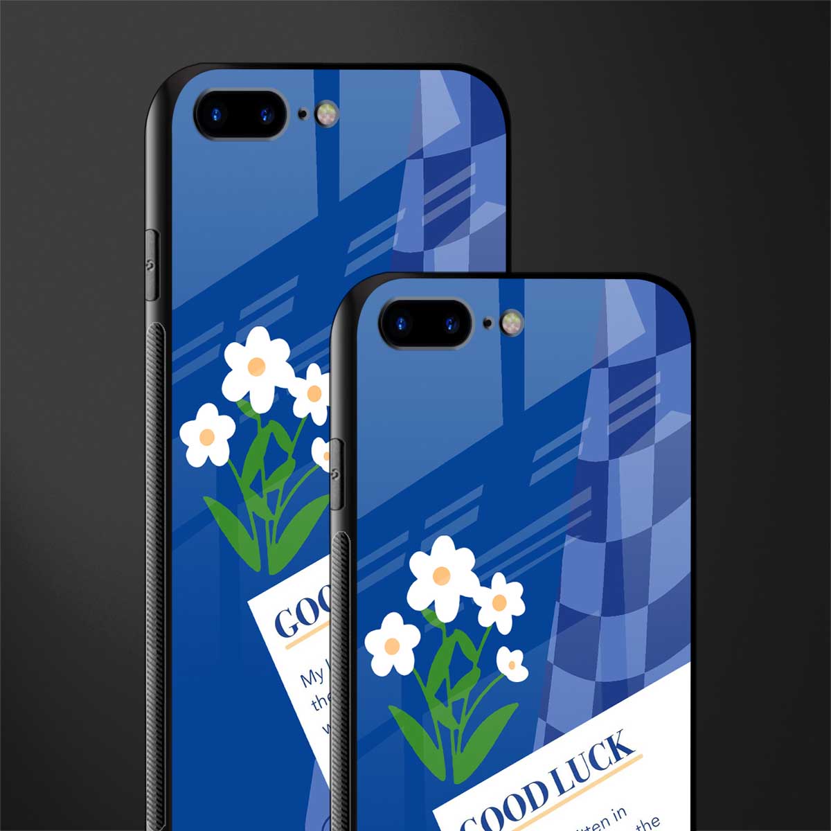 you're my world blue edition glass case for iphone 7 plus image-2