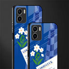 you're my world blue edition back phone cover | glass case for vivo y72