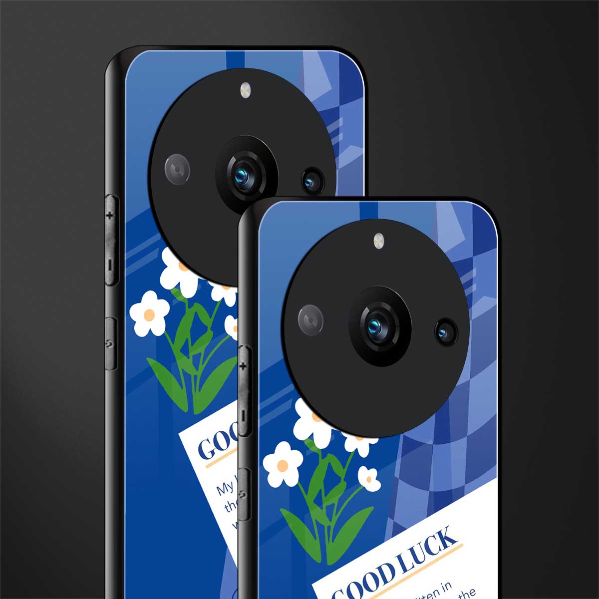 you're my world blue edition back phone cover | glass case for realme 11 pro 5g