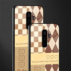 you're my world brown edition glass case for samsung galaxy s9 plus image-2