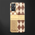 you're my world brown edition glass case for vivo v23e image
