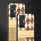 you're my world brown edition glass case for vivo x70 pro plus image-2