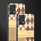 you're my world brown edition glass case for realme 9 pro plus 5g image-2