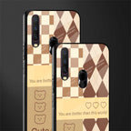 you're my world brown edition glass case for vivo y12 image-2