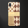 you're my world brown edition glass case for vivo y91i image