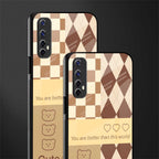 you're my world brown edition glass case for realme narzo 20 pro image-2