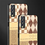 you're my world brown edition glass case for vivo y20i vivo y20t image-2
