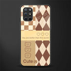 you're my world brown edition glass case for oneplus 8t image